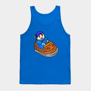 Bumper car kid Tank Top